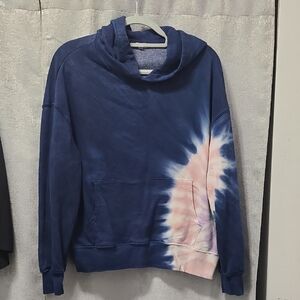 Wildfox Blue and‎ Pink Tie-Dye Hoodie